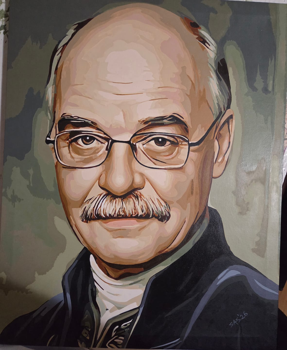 Customer photo review of Custom Paint by Numbers