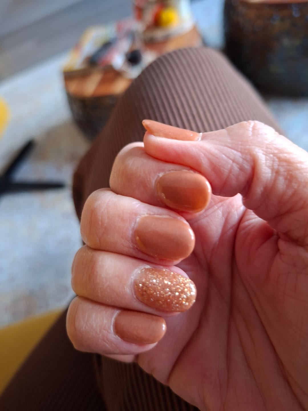 Customer photo review of Chocolate Moose Dipping Powder