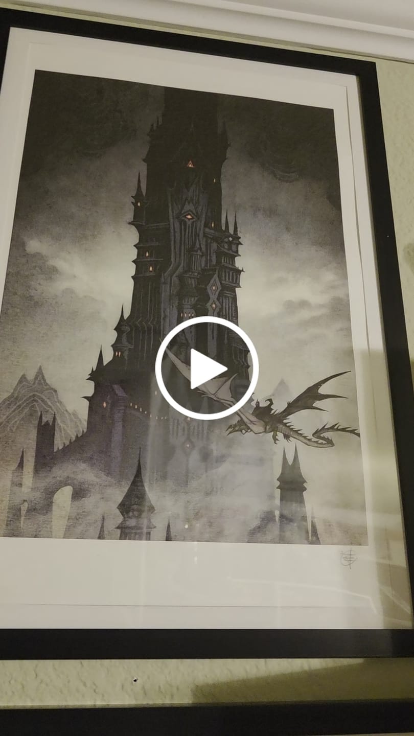 Customer video review of THE TWO TOWERS COVER - SIGNED ART PRINT