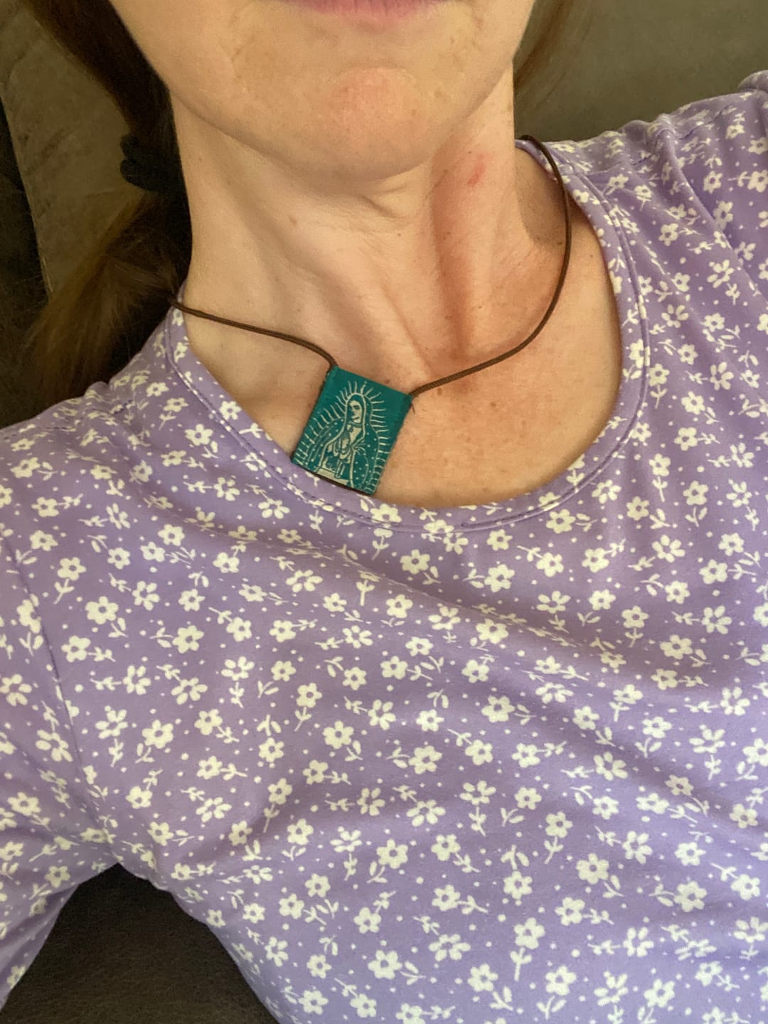 Customer photo review of OLMC Promise | Our Lady of Mt. Carmel Premium Brown Scapular