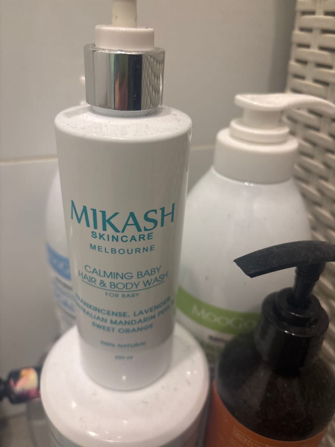 Customer photo review of Calming Baby Hair & Body Wash
