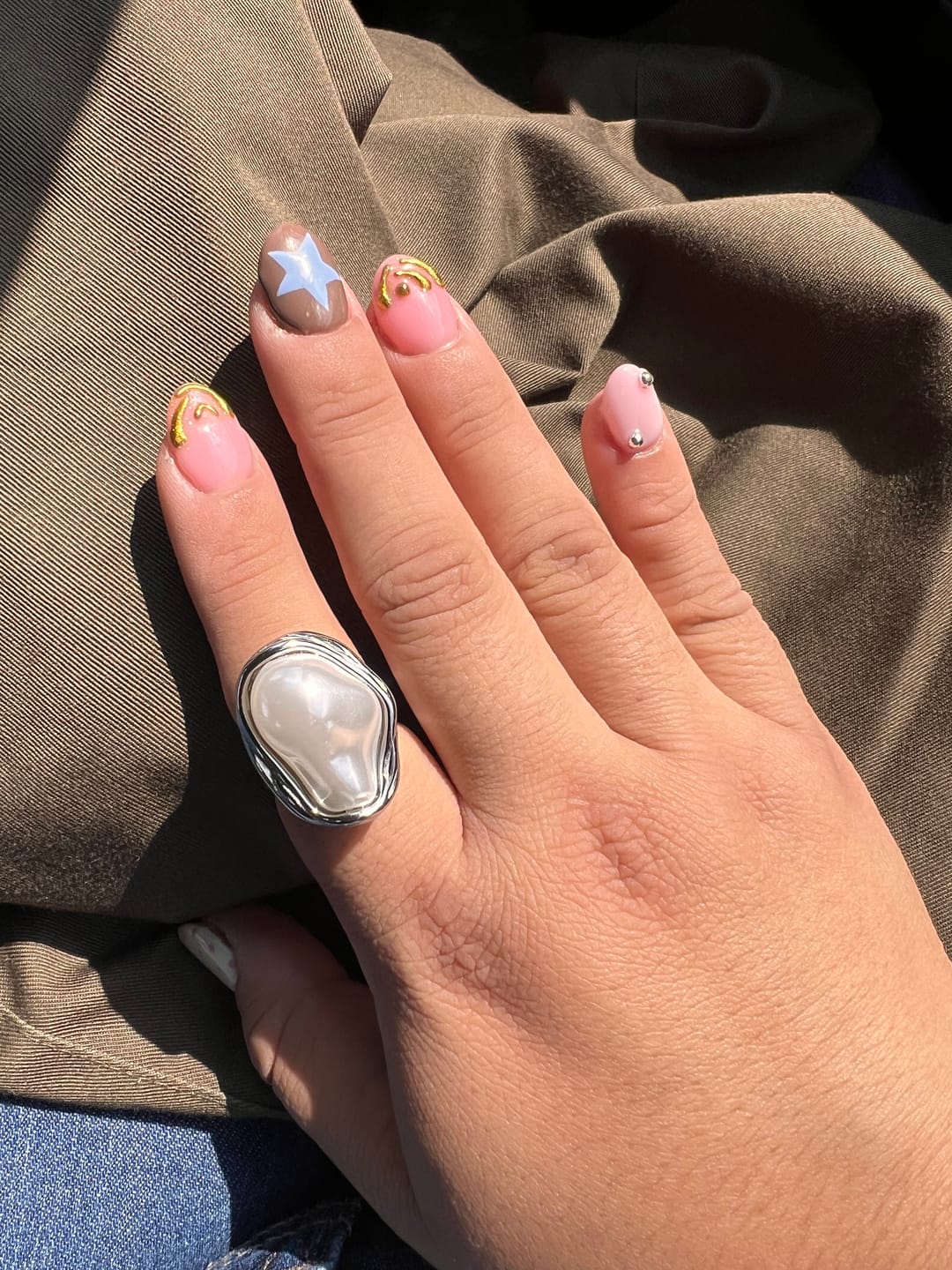 Customer photo review of Anillo Ajustable Renna Plata