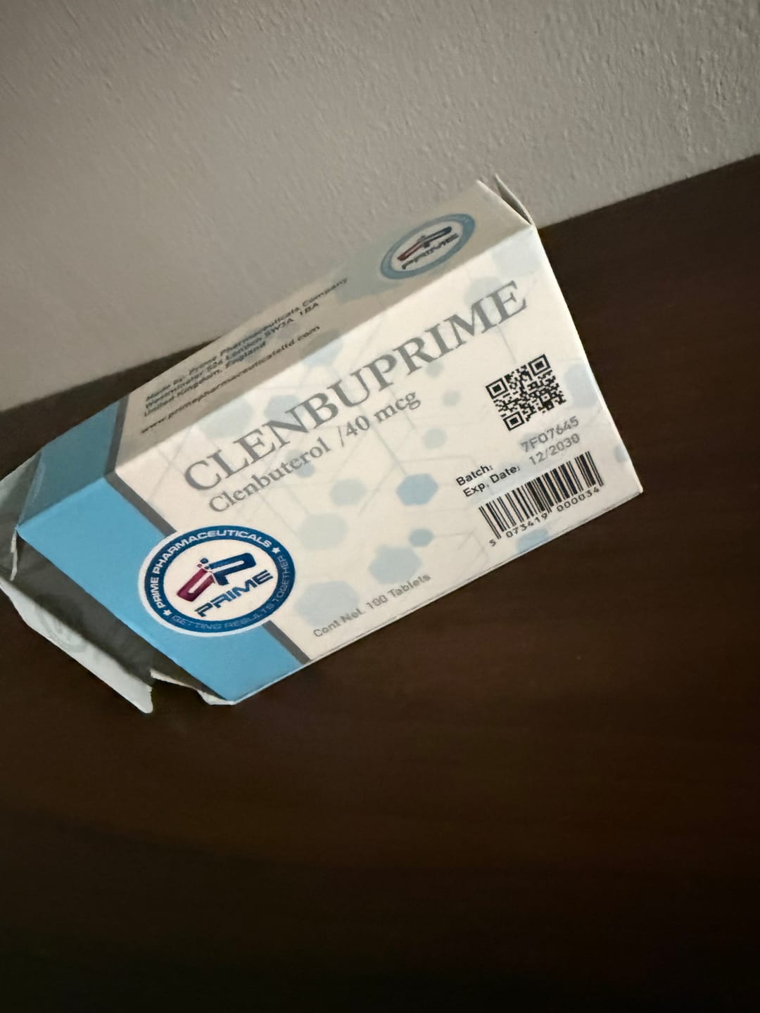 Customer photo review of CLENBUPRIME | Clembuterol 40mcg 100 tabs