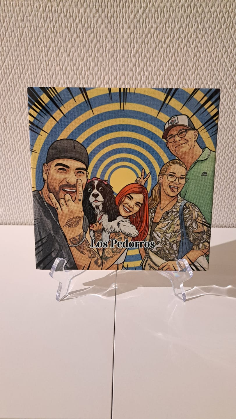 Customer photo review of Pop Art Tegel – Jouw Foto als Vintage Comic Book Illustratie
