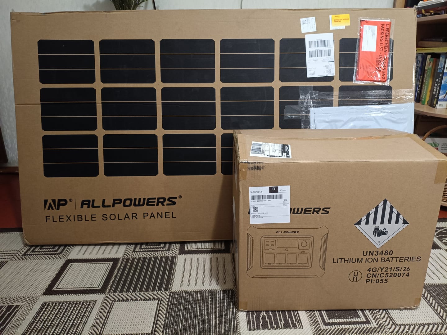Customer photo review of ALLPOWERS R1500 Portable Power Station 1800W 1152Wh LiFeP04 Battery