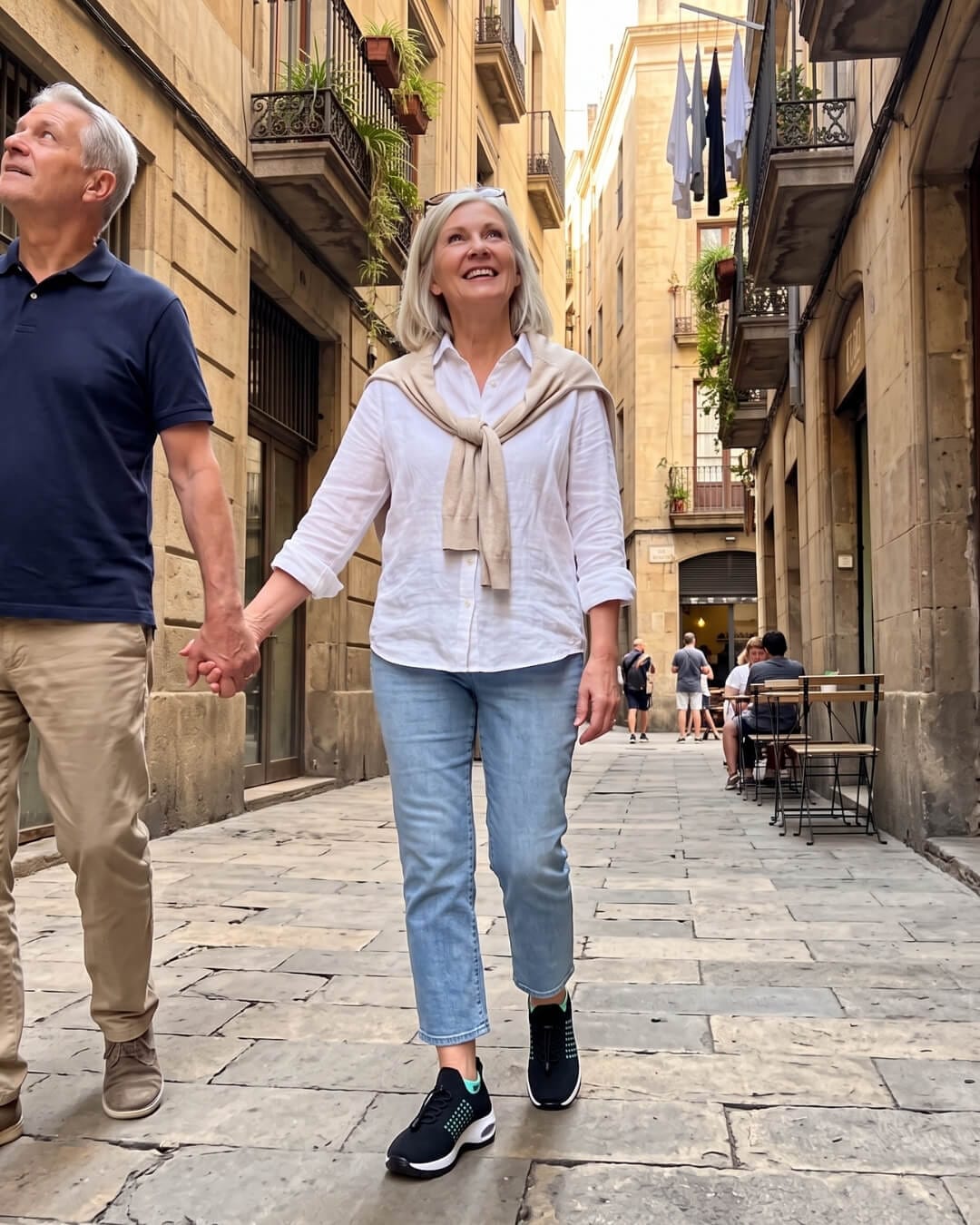 Customer photo review of ShiftEase - 12-Hour Shift Shoes for All-Day Foot, Knee & Back Pain Relief