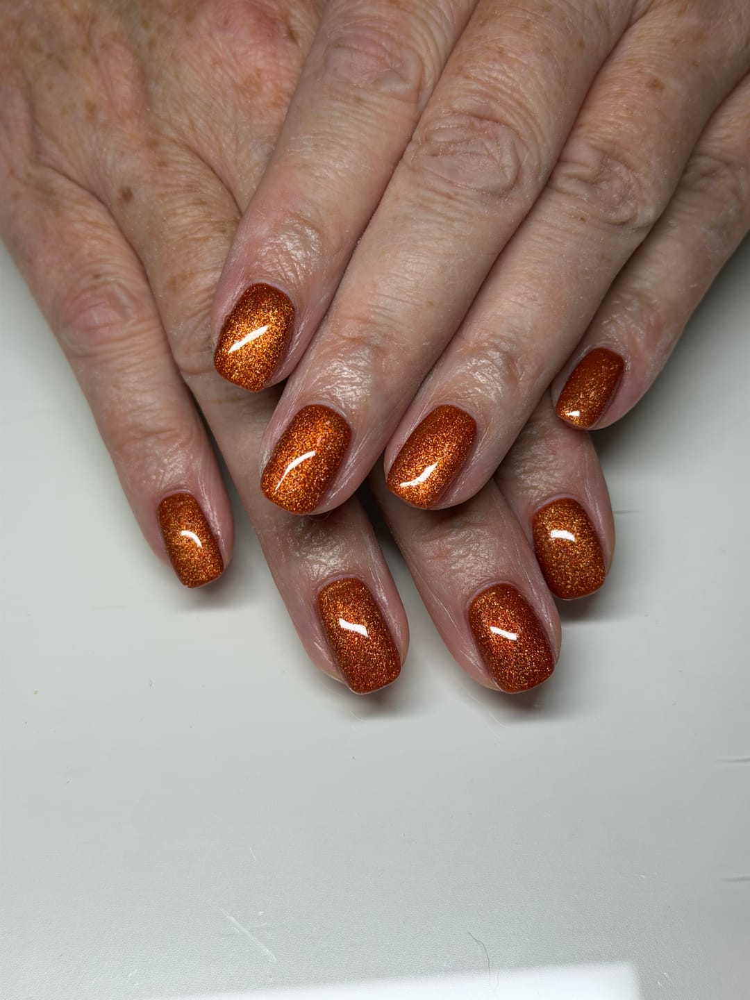 Customer photo review of Semilac 944 Glazed Cinnamon UV Gel Polish
