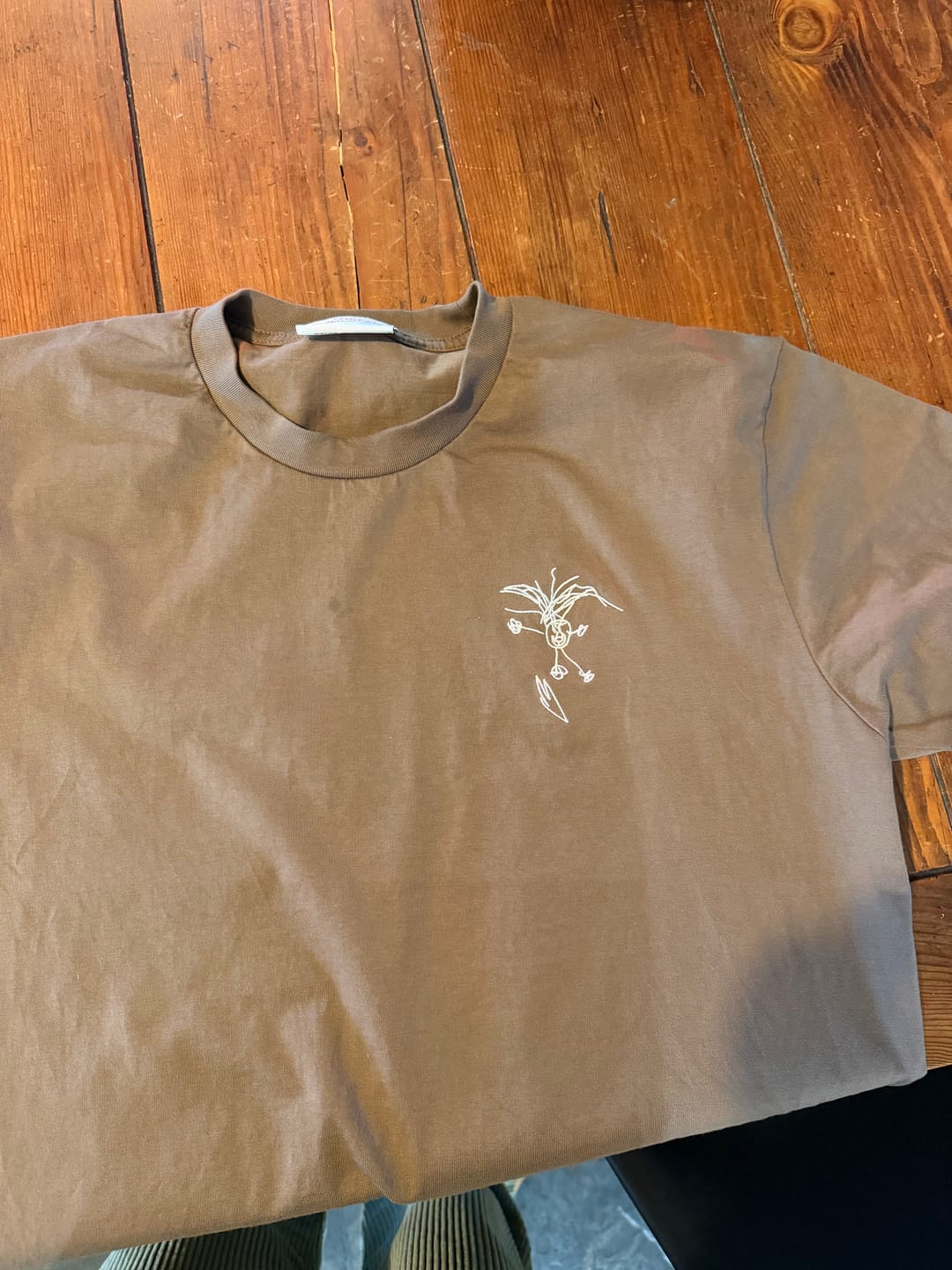 Customer photo review of CUSTOM Men's Kid's Drawing T-shirt