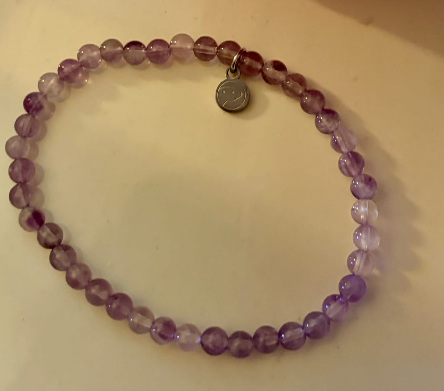 Customer photo review of Amethyst Bracelet Mini