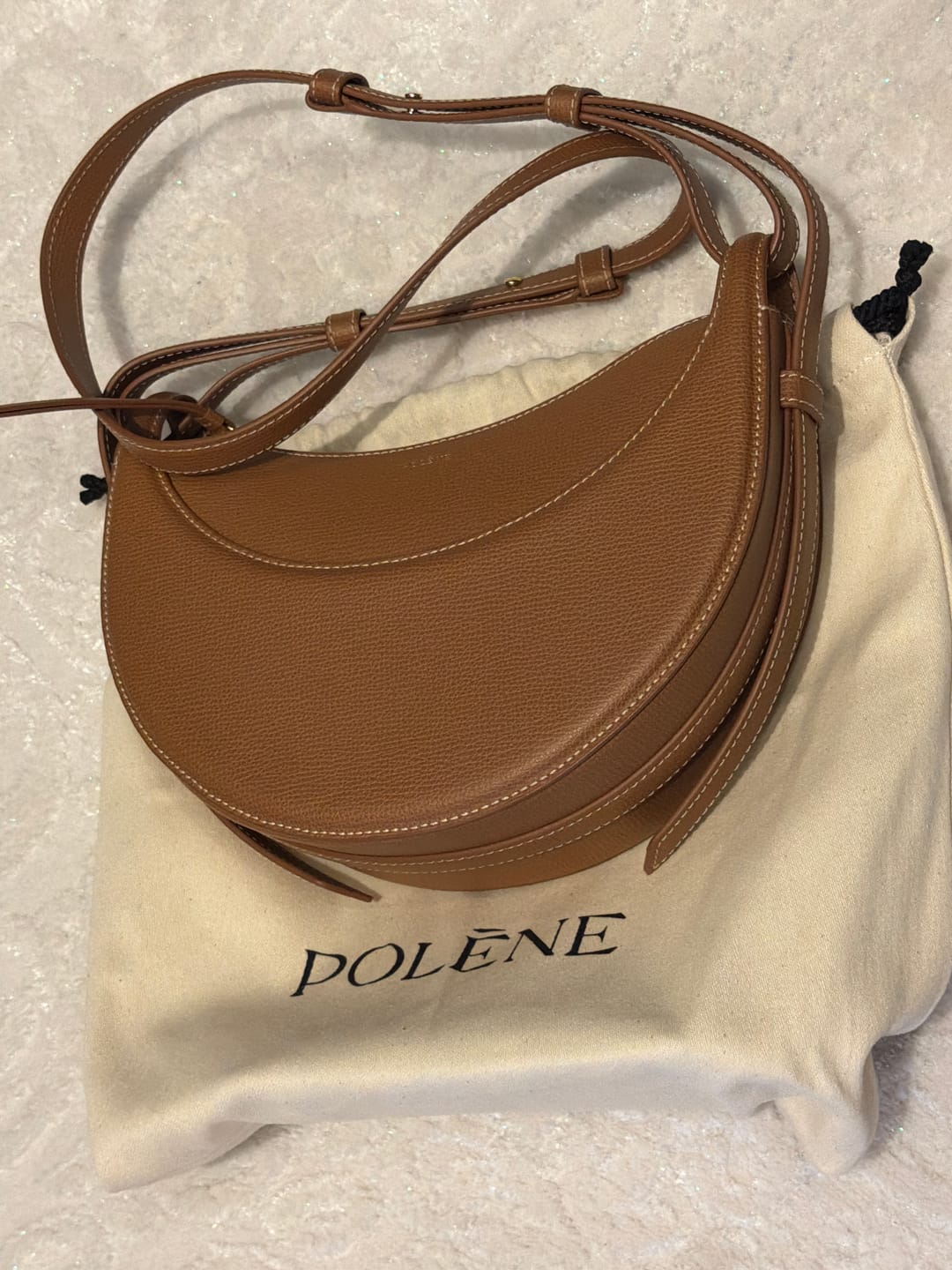 Customer photo review of Polène Numéro Dix EDITION TEXTURED CAMEL - Hemen Teslimde