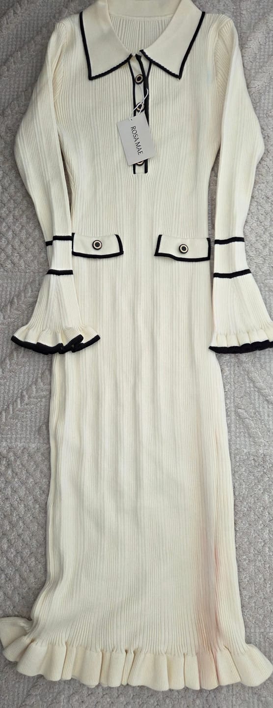 Customer photo review of Josephine gestricktes Bodycon-Maxikleid