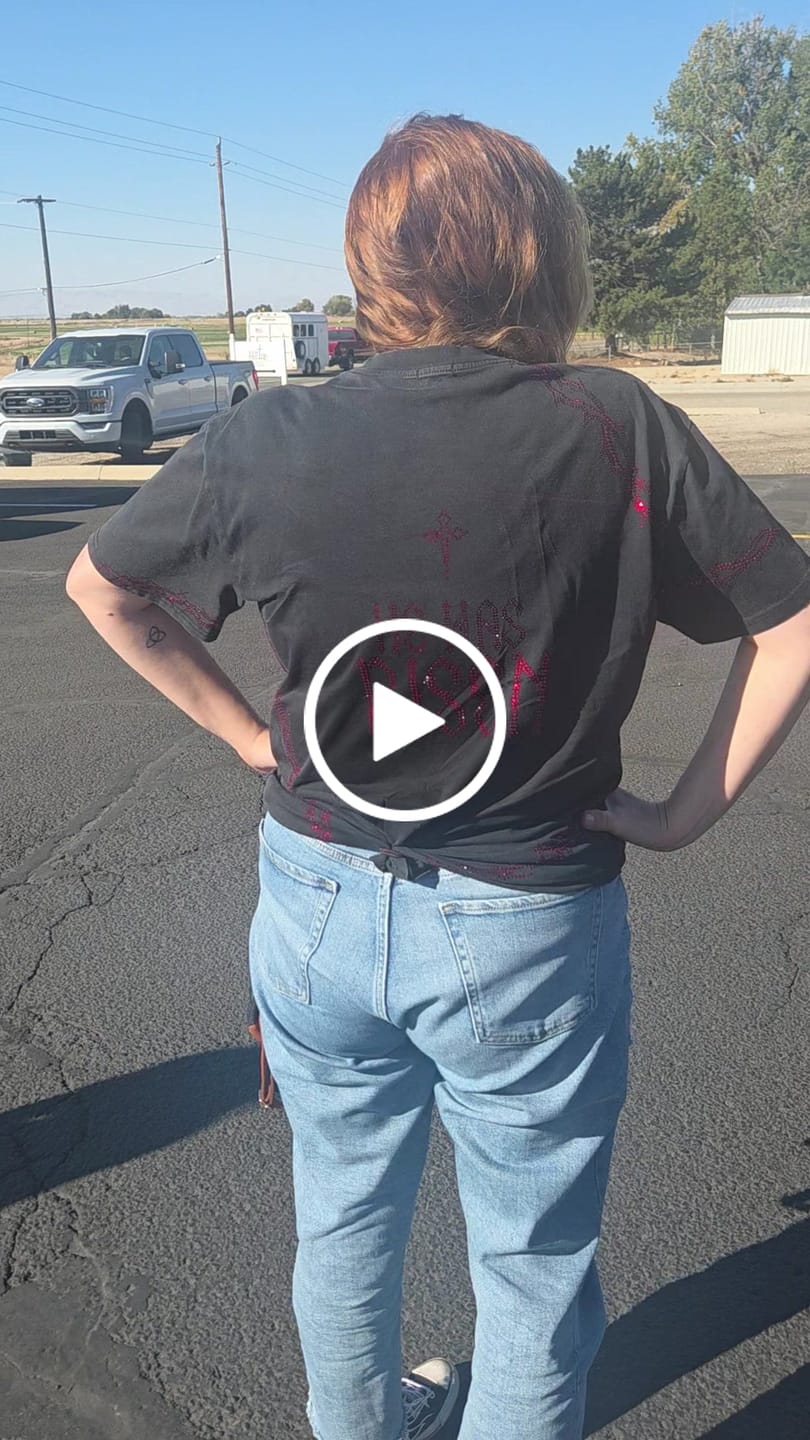 Customer video review of Risen Rhinestone T-Shirt