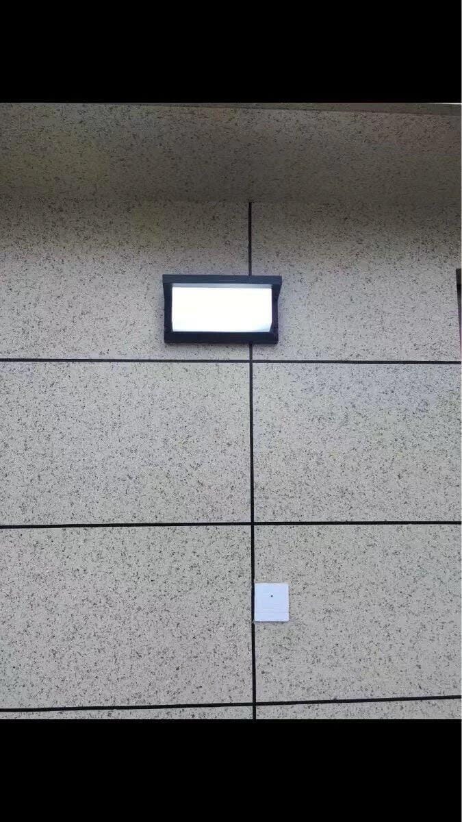 Customer photo review of Outdoor Motion Sensor Wall Lamp