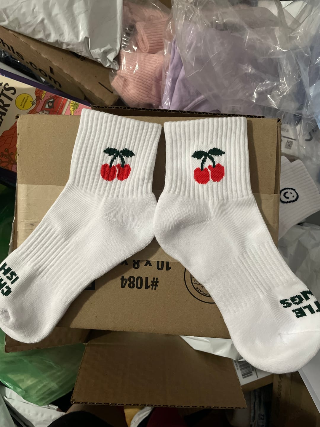 Customer photo review of Berry Ankle Socks (3 Pack)