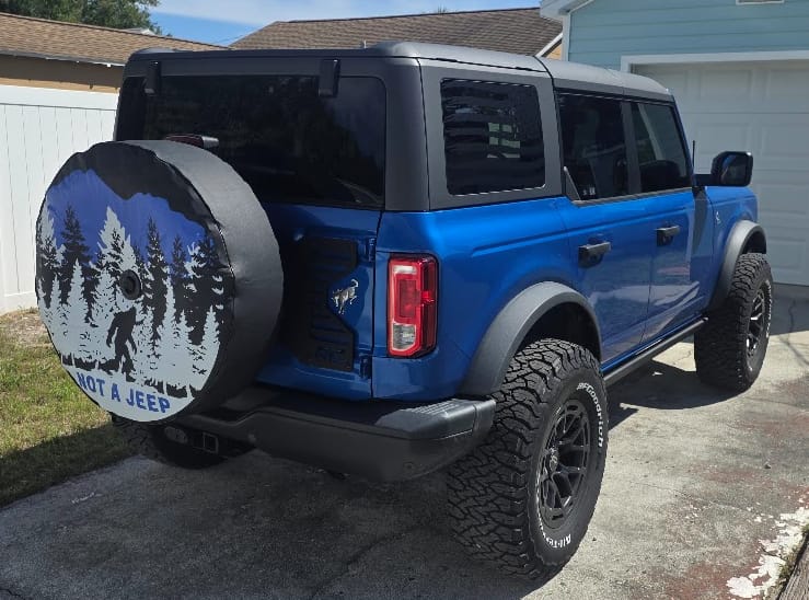 Customer photo review of Not A J**p Tire Cover