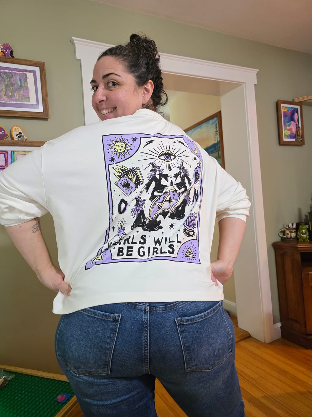 Customer photo review of Girls Will Be Girls Long Sleeve