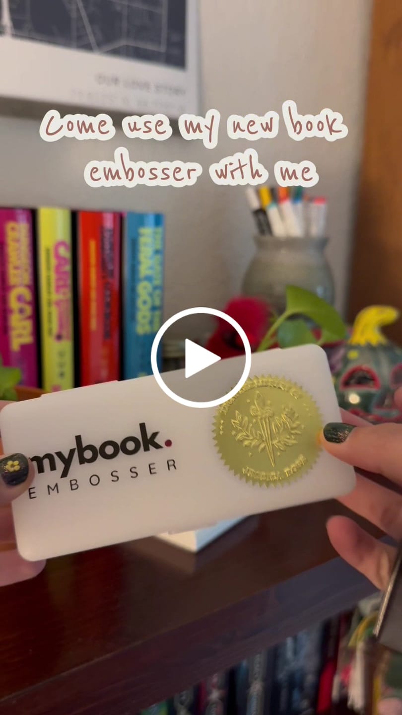 Customer video review of My Book Embosser – Custom Book Embosser