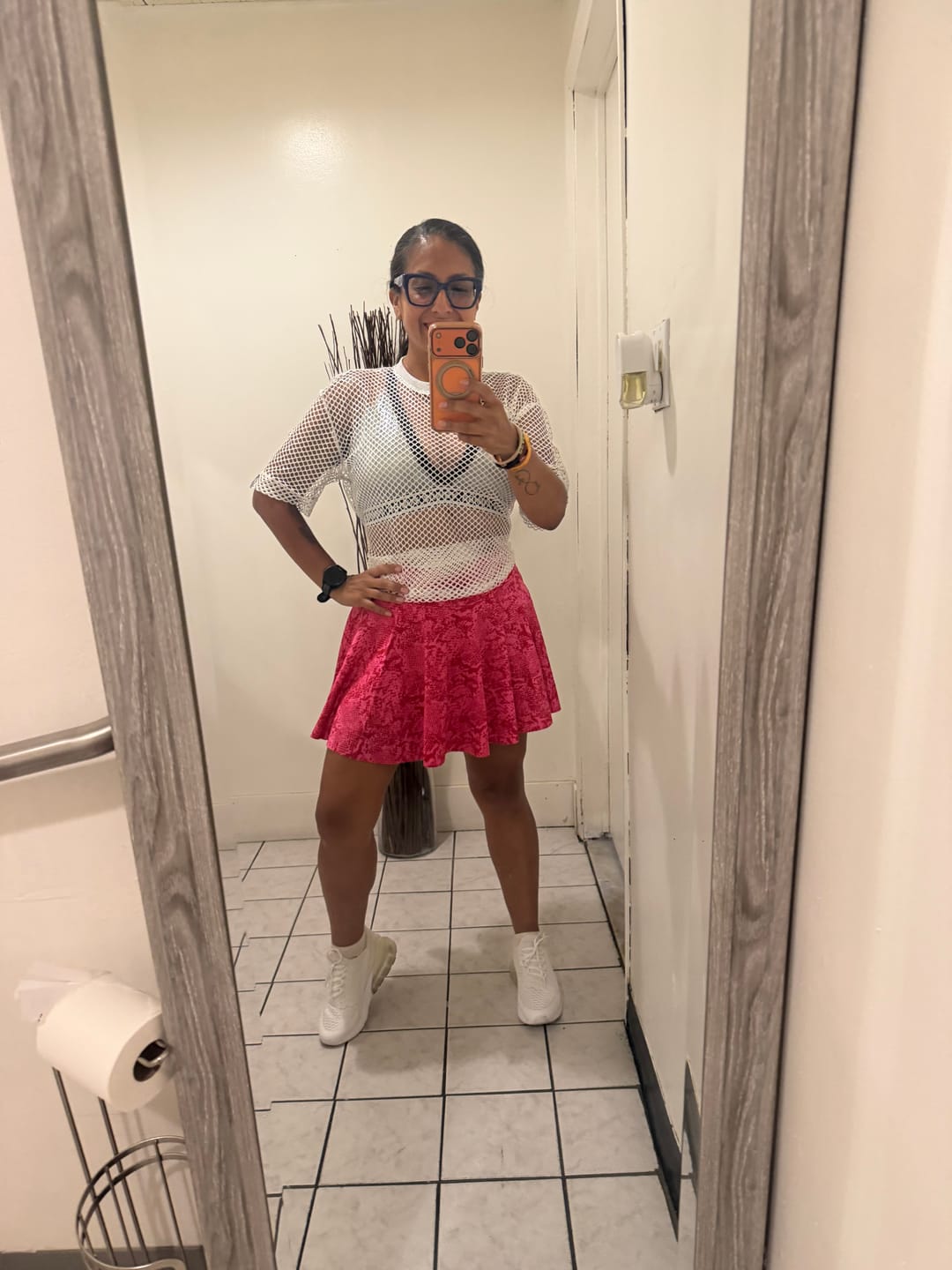 Customer photo review of Rock 'n' Roll Crossover Waistband Skort