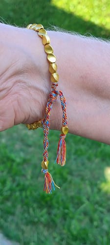 Customer photo review of 2 Tibetan Bracelets of Fortune