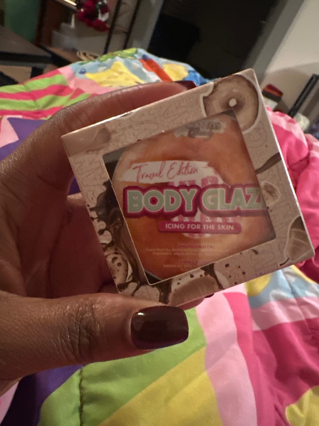 Customer photo review of BODY GLAZE: GLAZED DONUT