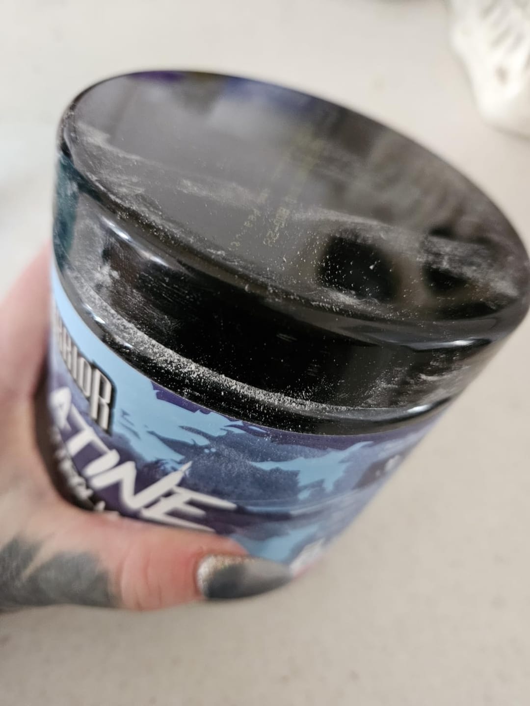 Customer photo review of Warrior Creatine Plus Electrolytes