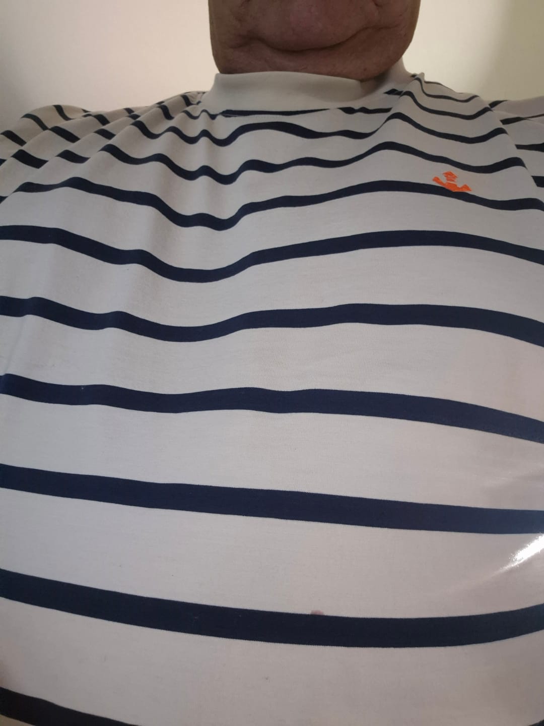 Customer photo review of Mooinzen Stripes · Unisex Signature Bio T-Shirt (mercerisiert)