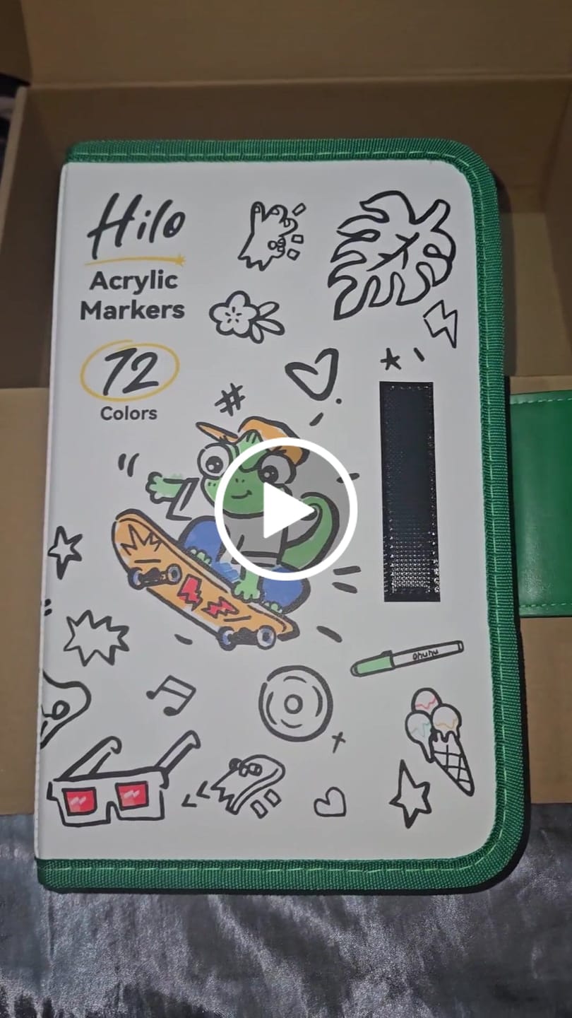 Customer video review of Ohuhu Hilo Series Direct-ink Acrylic Paint Markers