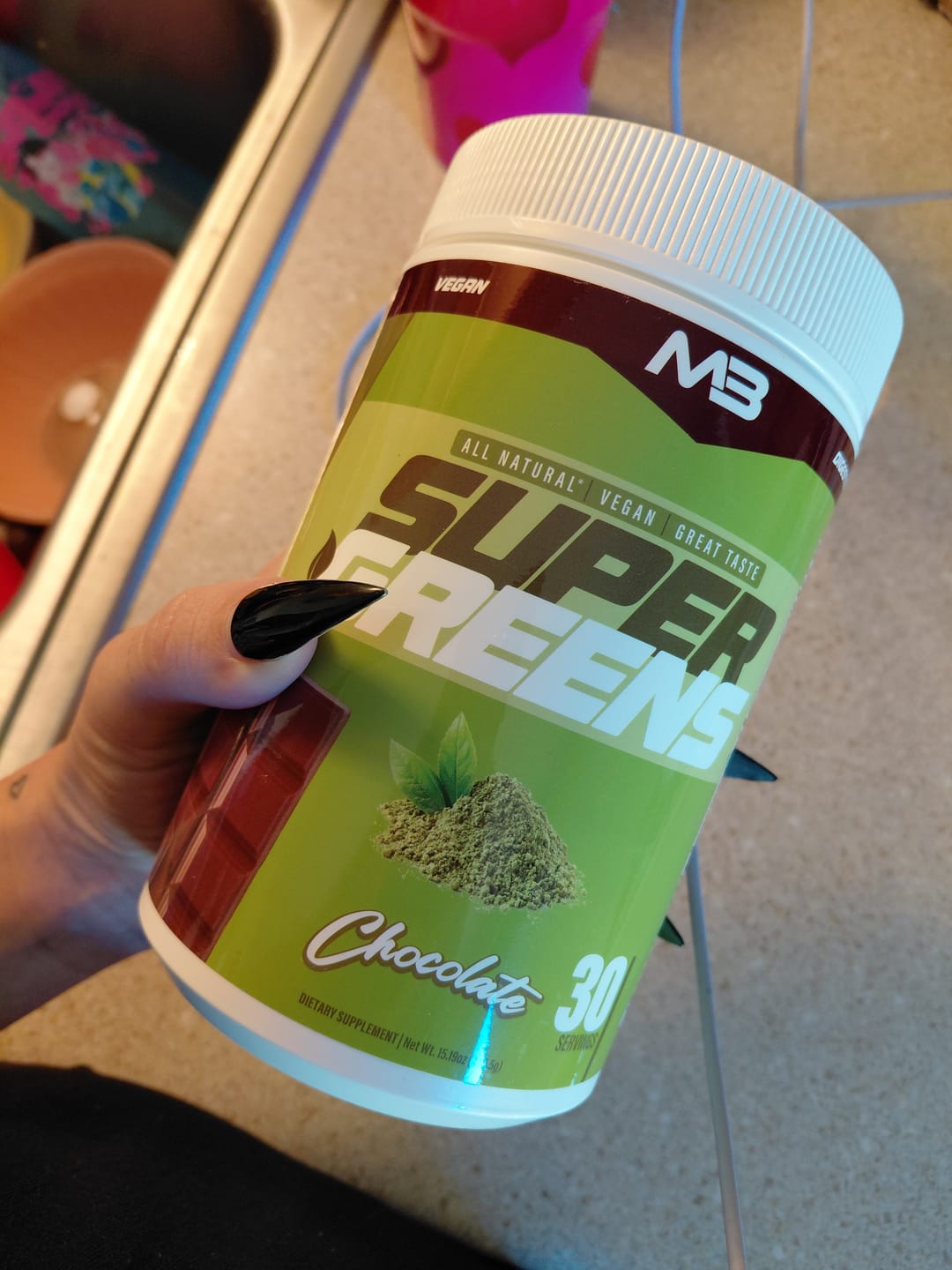 Customer photo review of Super Greens