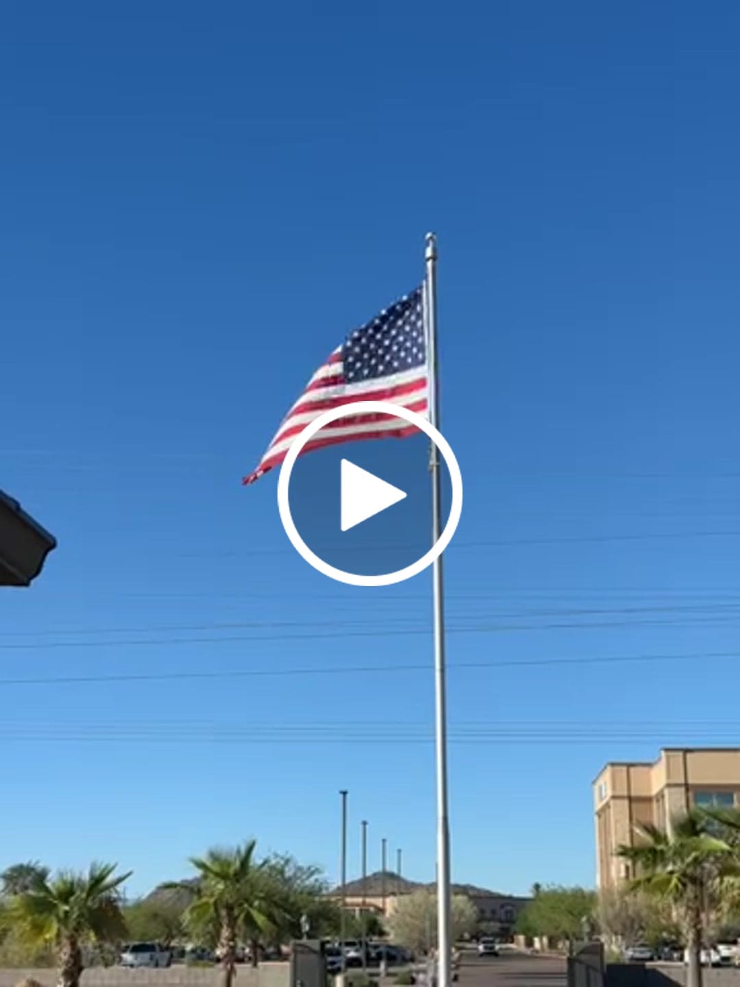 Customer video review of Ultra Heavy Duty American Flag - 2-ply Polyester - Made In USA