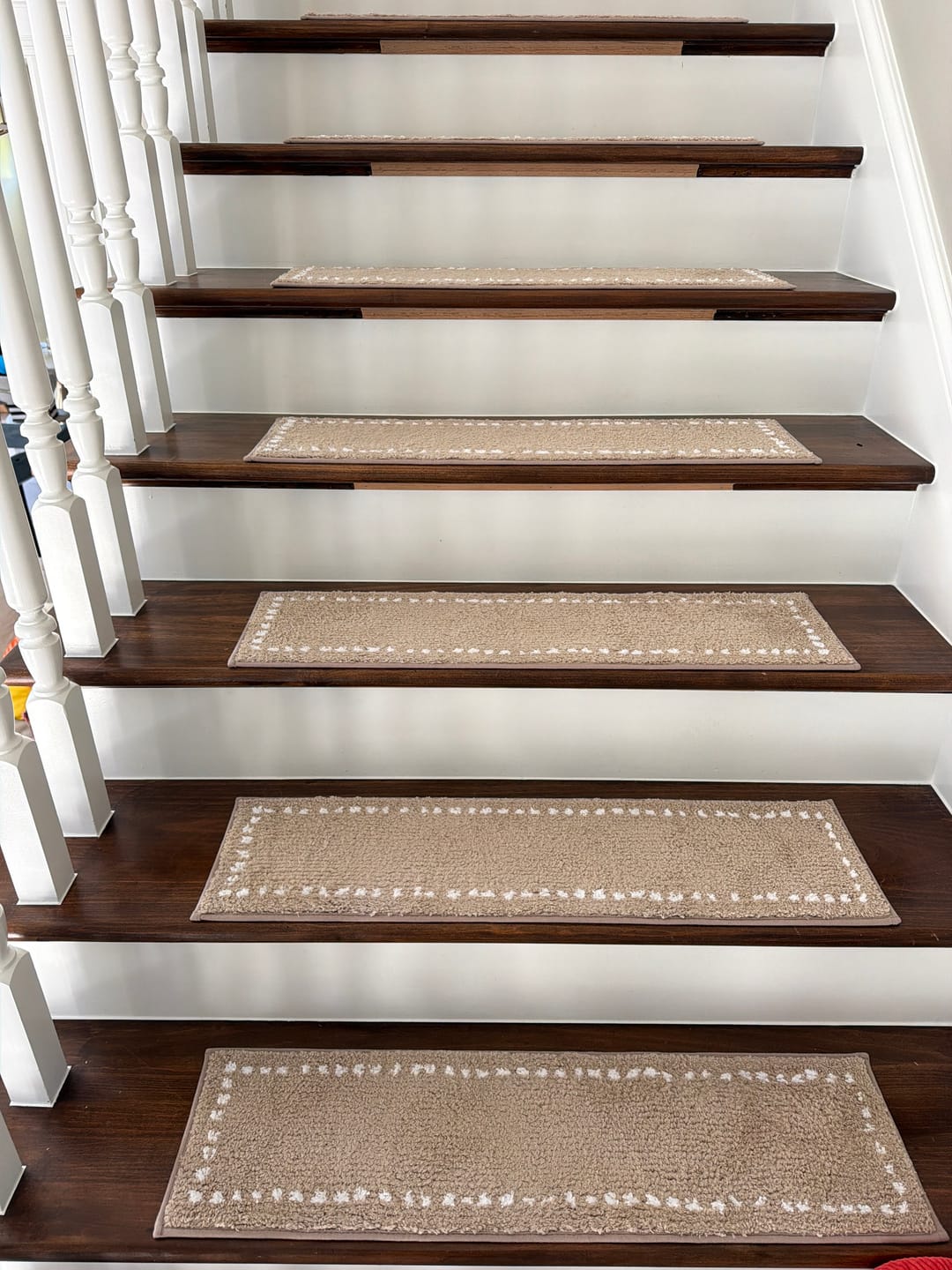 Customer photo review of CloudSoft Non-Slip Stair Treads - Beige