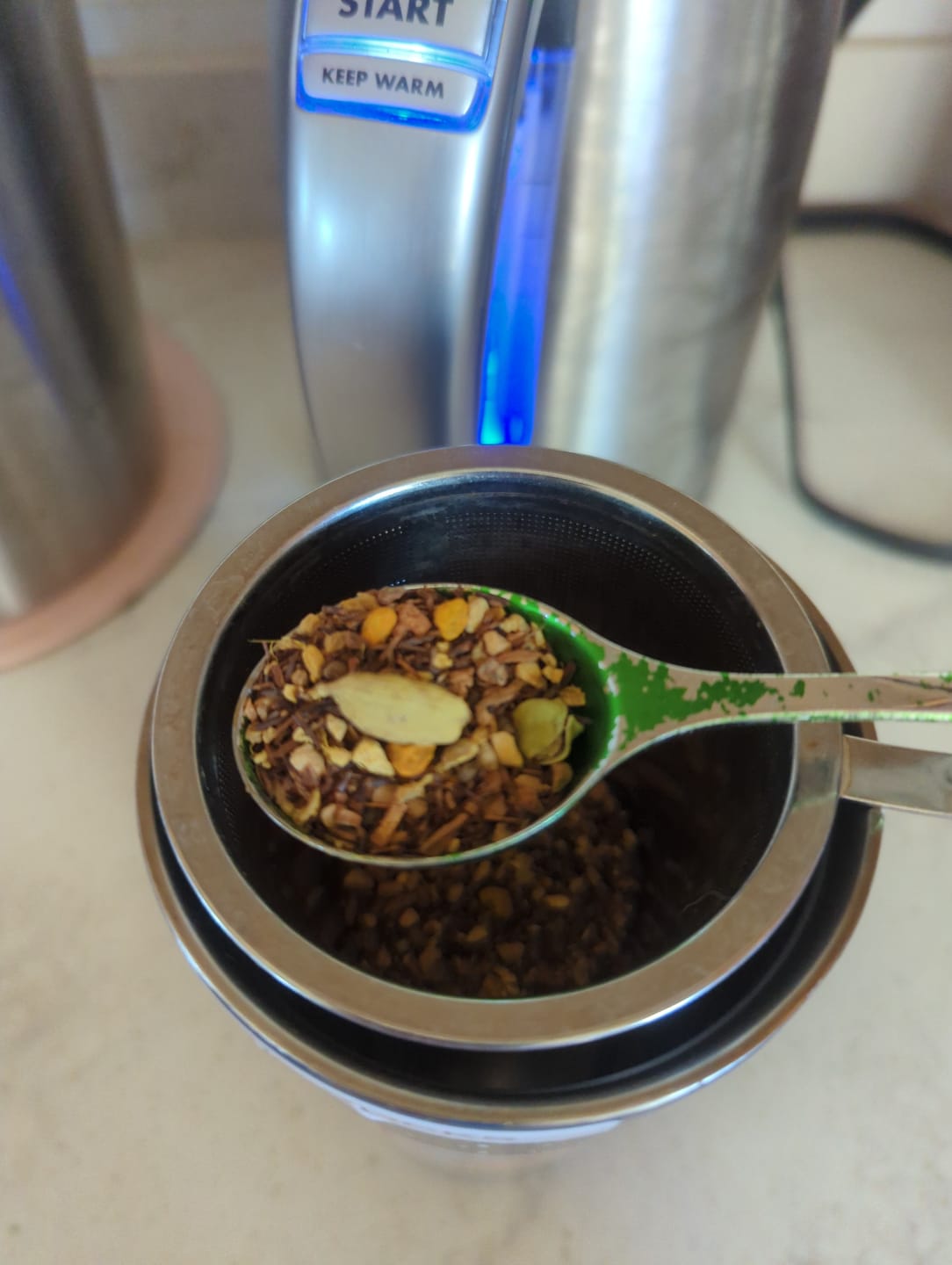 Customer photo review of Turmeric Chai Tea Organic