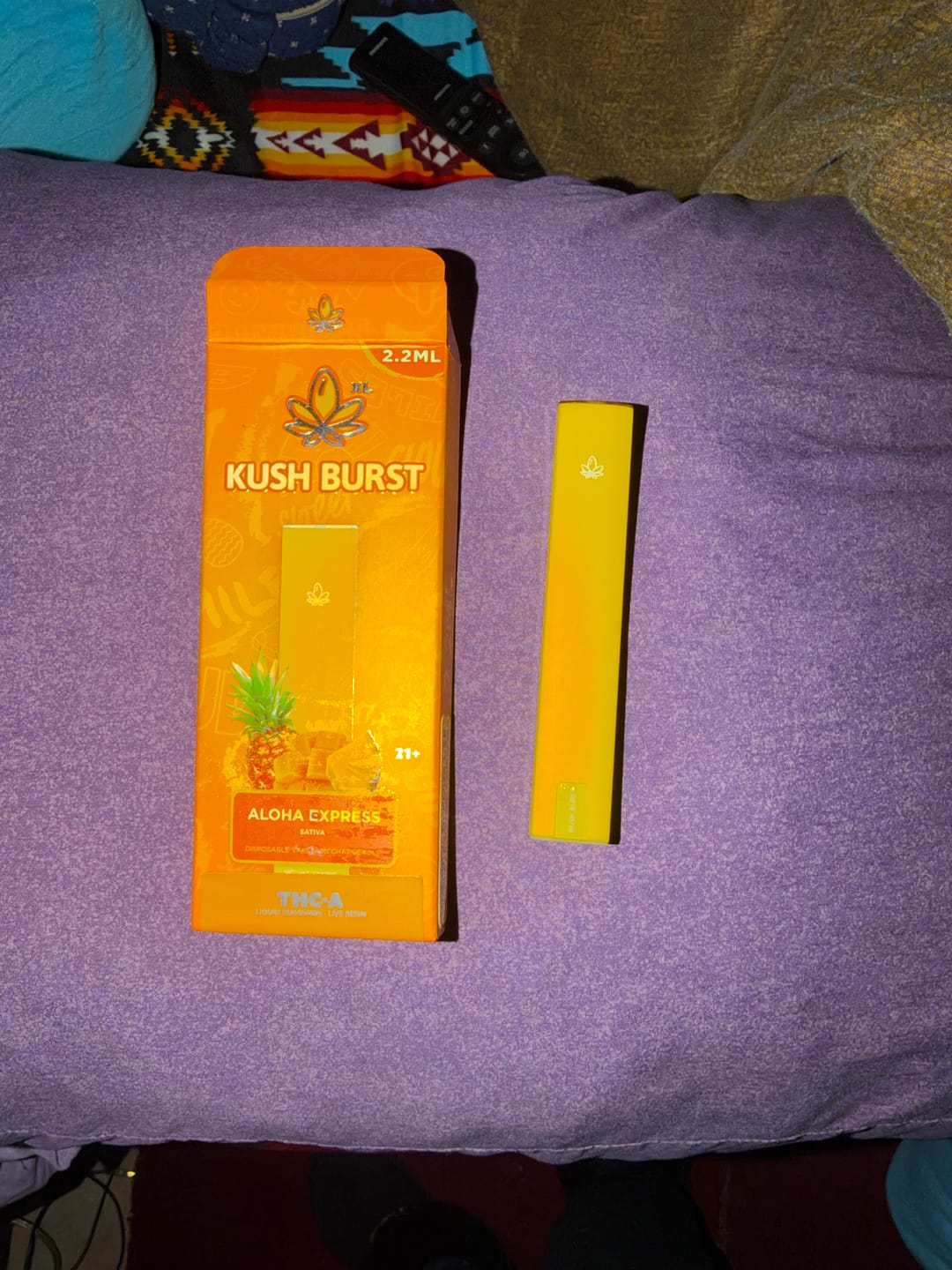 Customer photo review of Kush Burst - 2G THCa Aloha Express (Sativa)