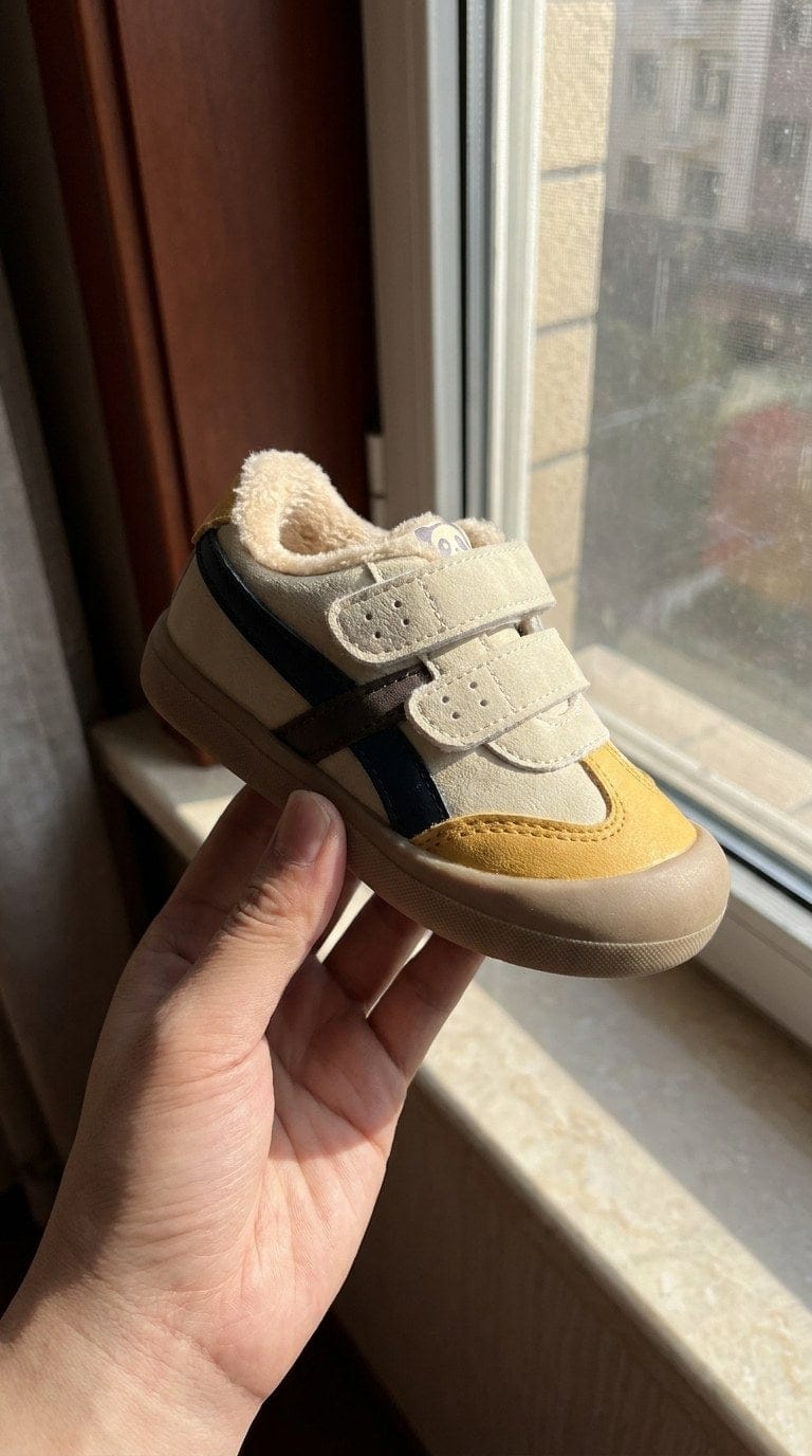 Customer photo review of Flauschtreter Winterschuh | Warme Fleece Lauflernschuhe für Kleinkinder