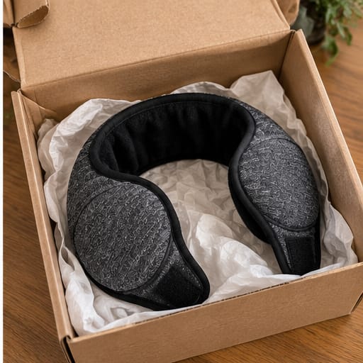 Customer photo review of Adjustable Cat Ear Muffs