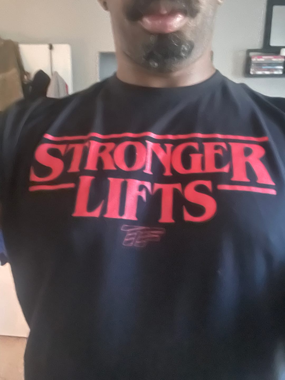 Customer photo review of TF Stronger Lifts T-Shirt