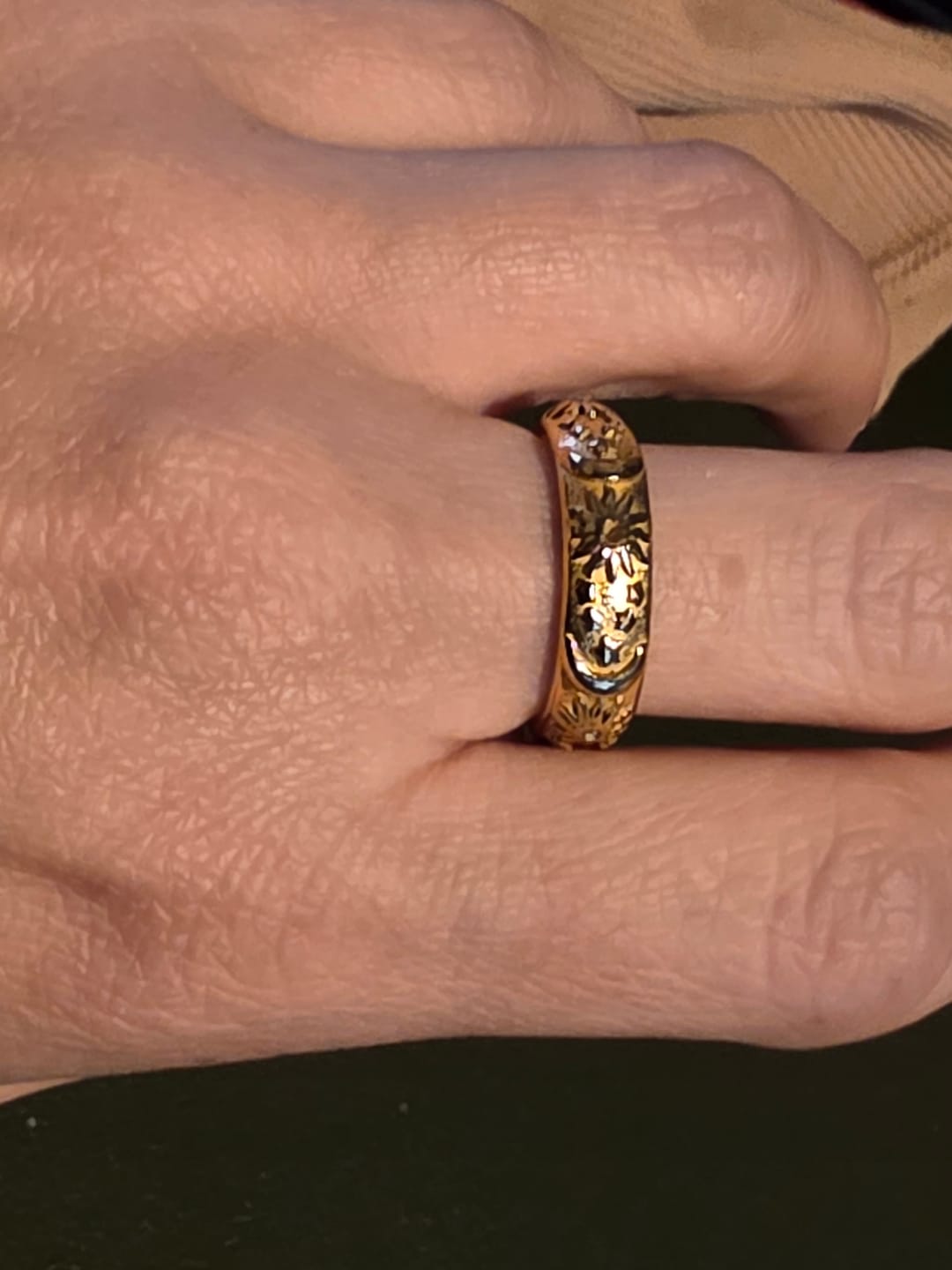 Customer photo review of Celestial Eclipse: Sun and Moon Ring
