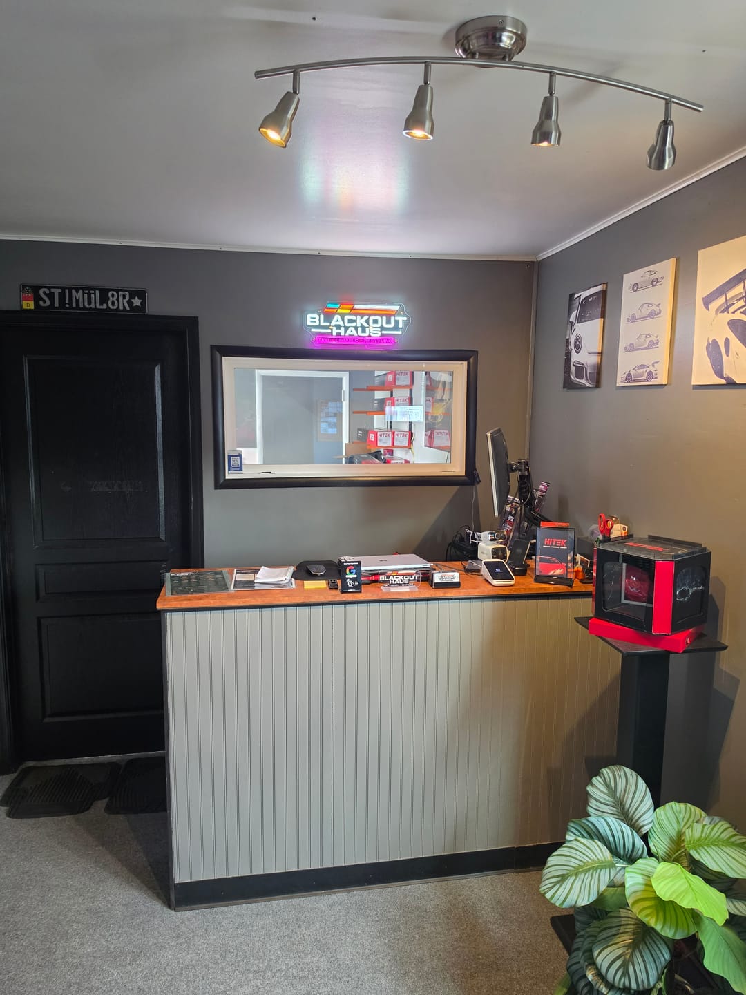 Customer photo review of Blackout Haus | LED Neon Sign