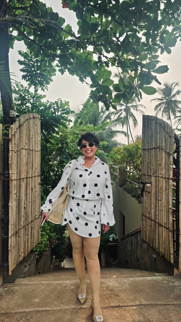 Customer photo review of Swiss Polka Coord Skirt Set