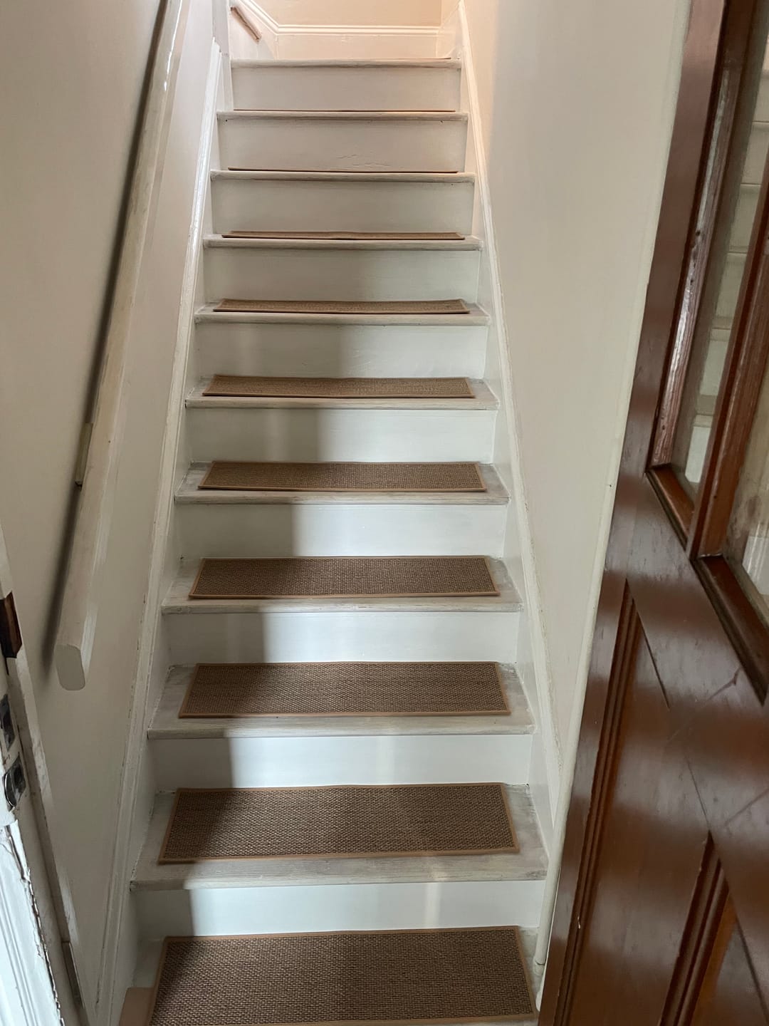 Customer photo review of Woven Non-Slip Stair Treads - Beige