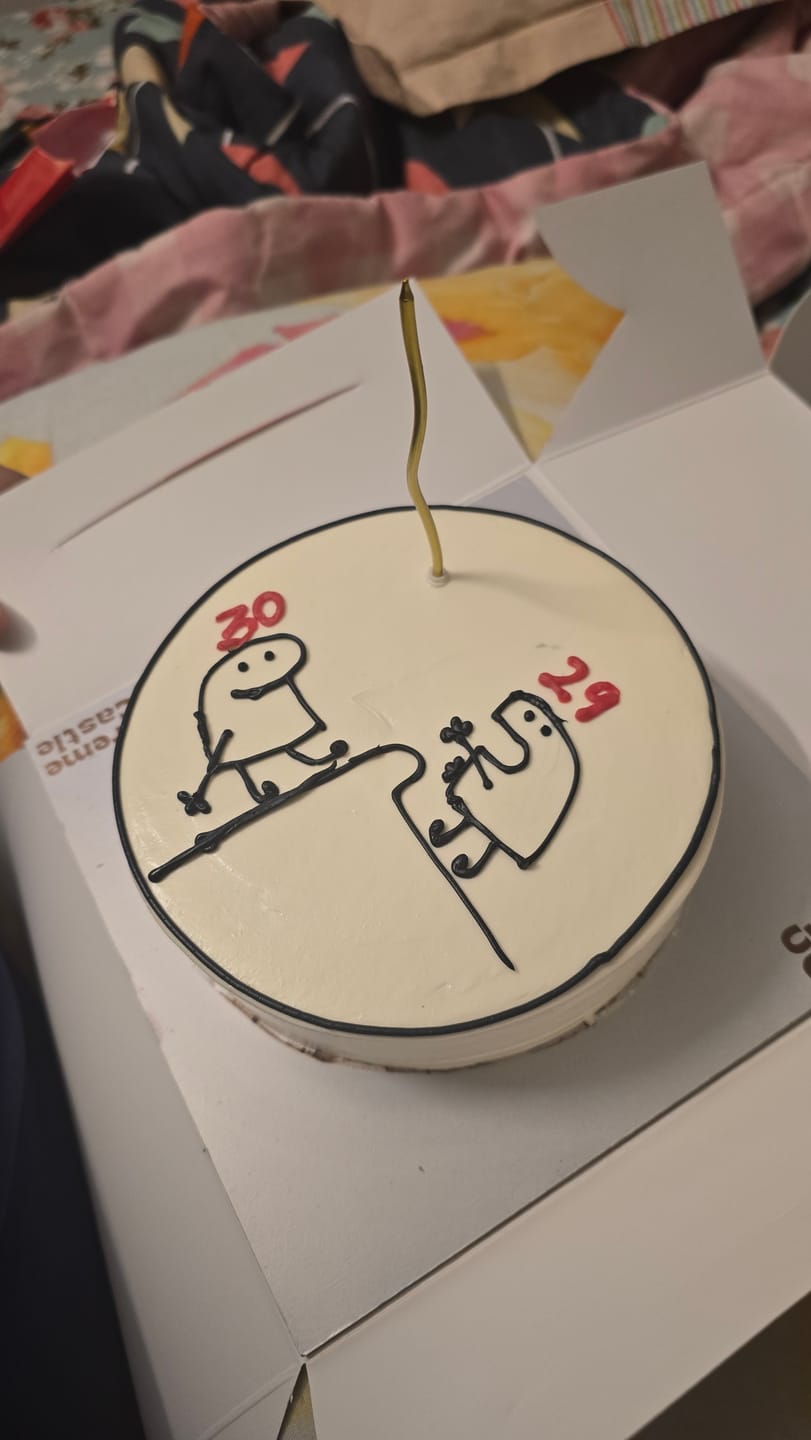 Customer photo review of Bye Bye Meme Cake