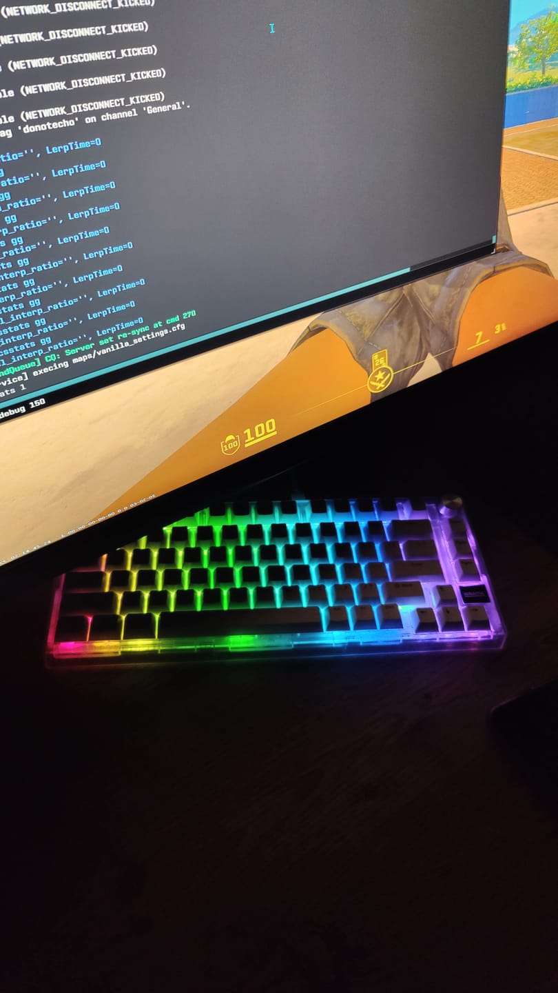 Customer photo review of Wraith W75 V2 Klavye (Manyetik Switch / HE)