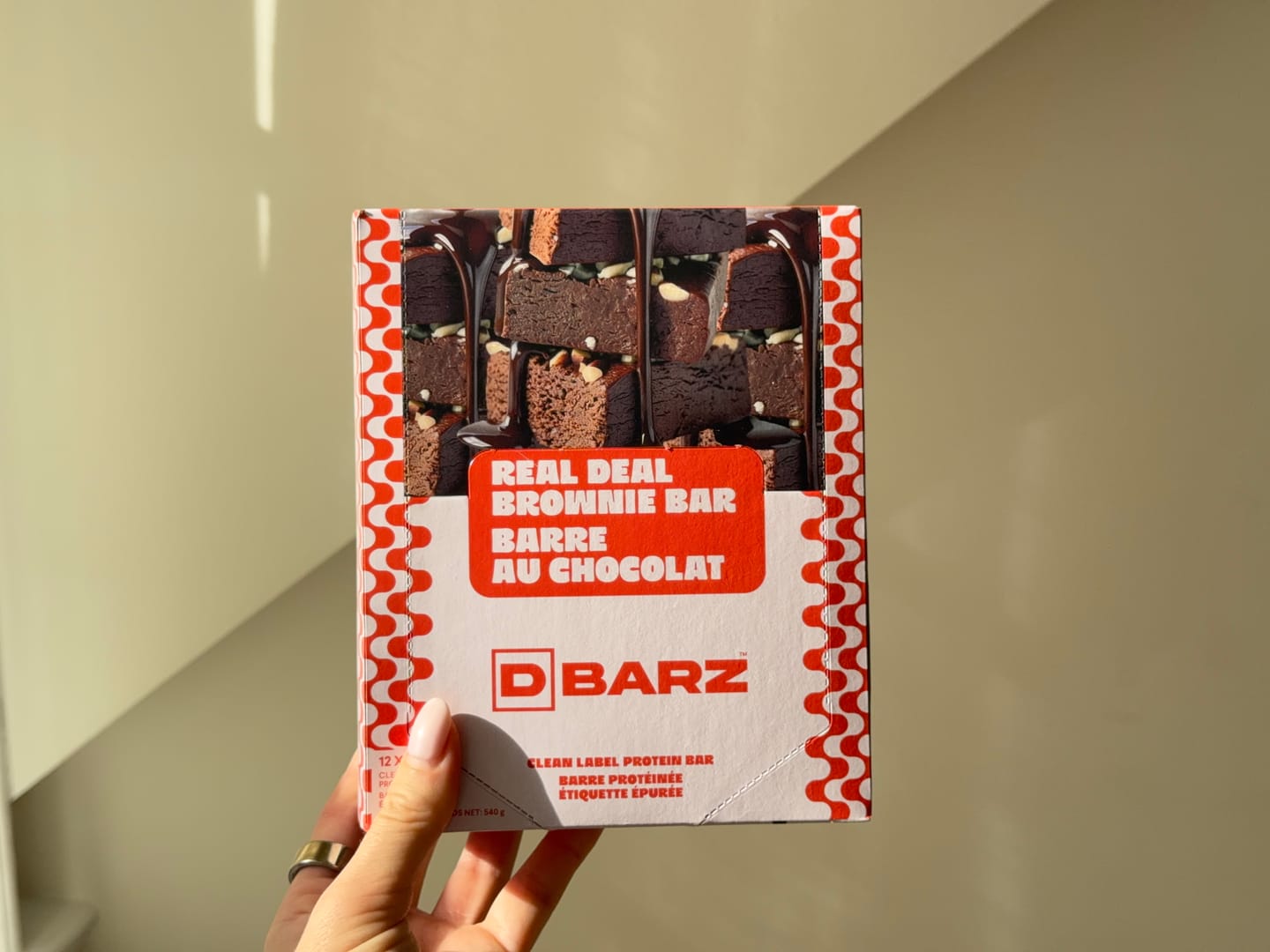 Customer photo review of DBARZ Real Deal Brownie Bar - 12 Pack