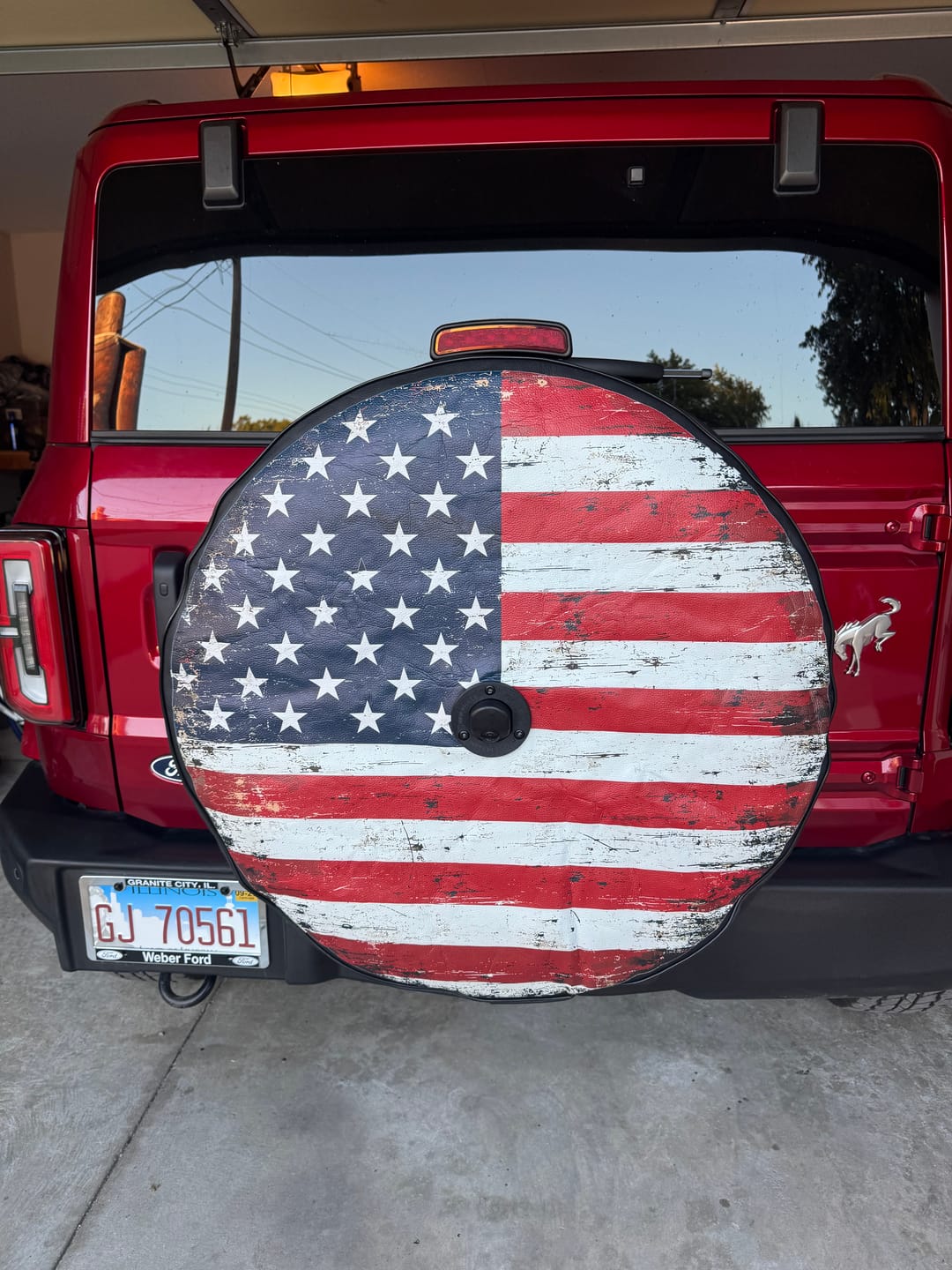 Customer photo review of CUSTOM Ford Bronco Tire Cover