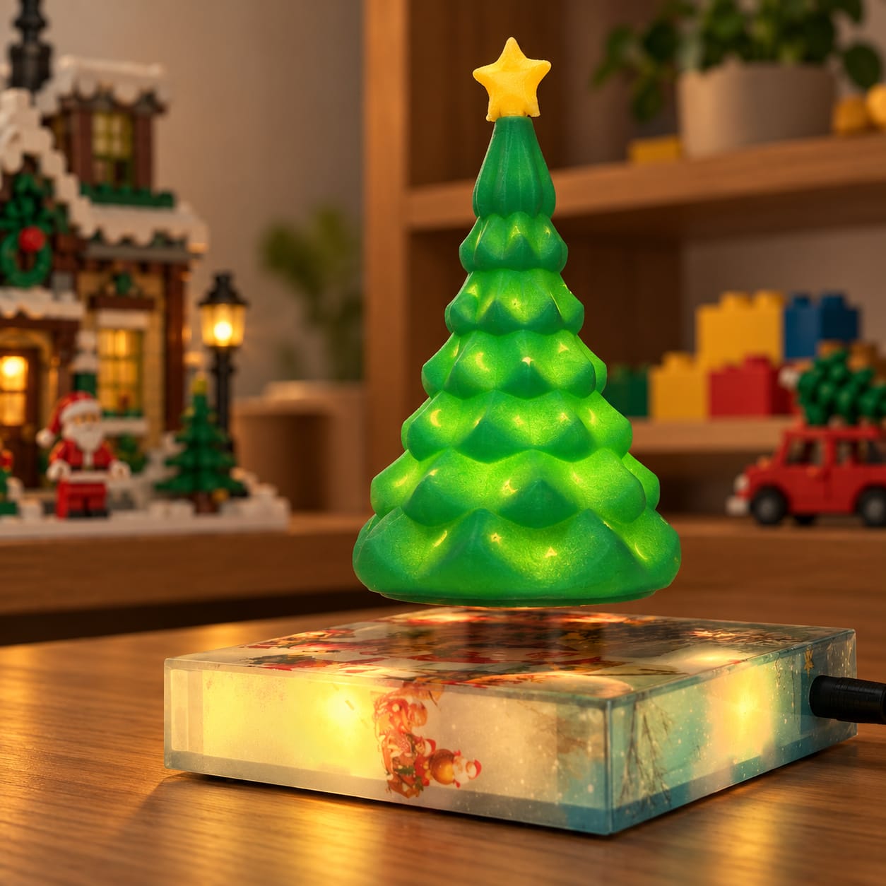 Customer photo review of Levitating Christmas Tree