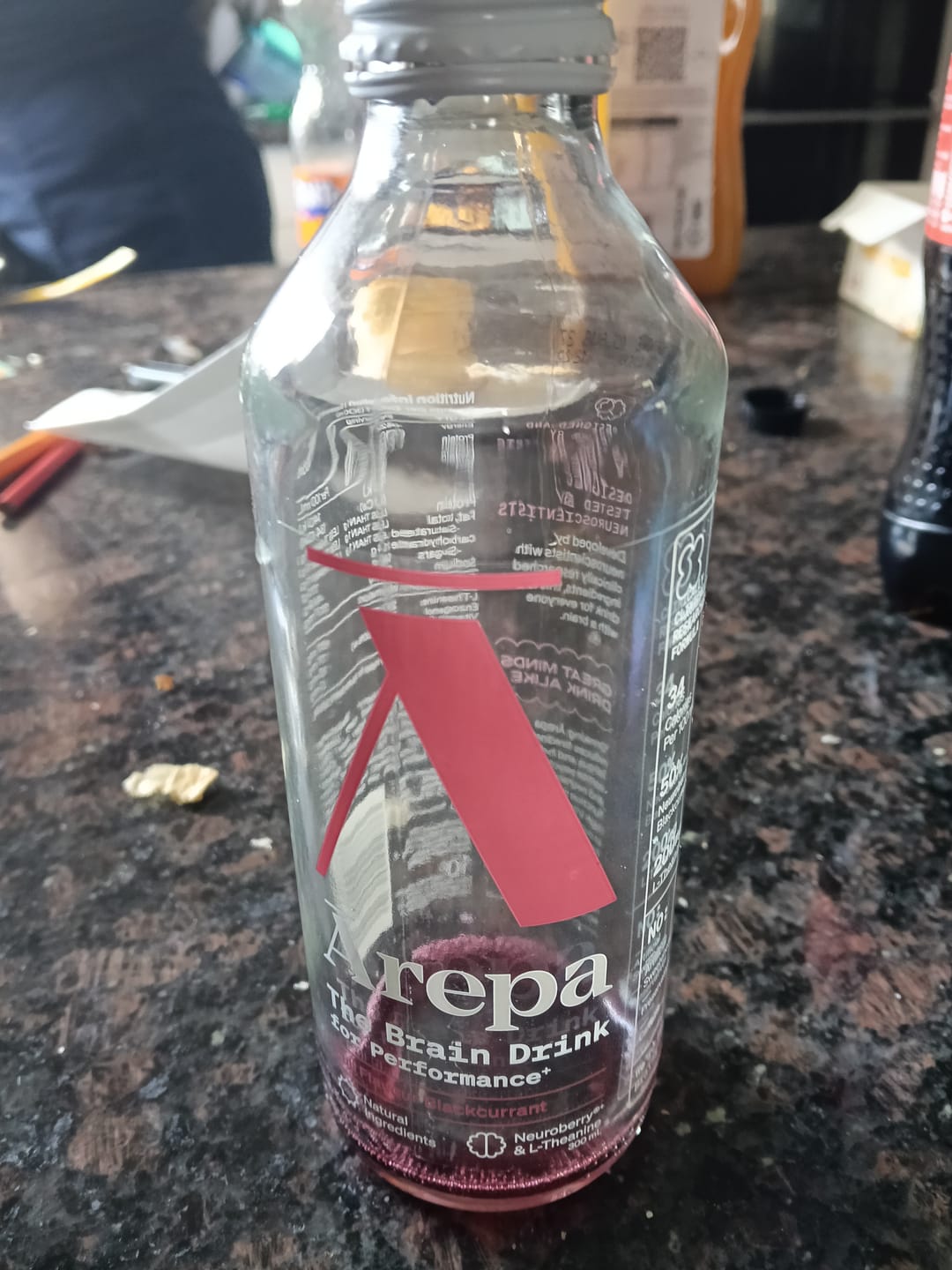 Customer photo review of The Brain Drink for Performance (300ml)⁺