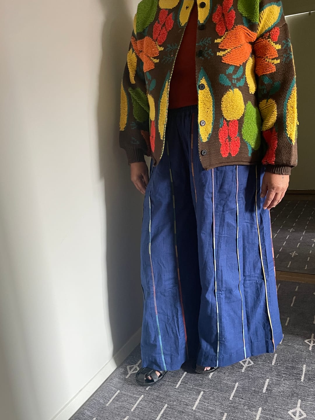 Customer photo review of CLOVER PANTS | CLASSIC NAVY