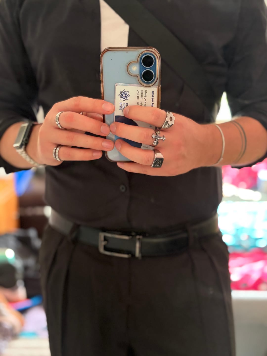 Customer photo review of Butterfly Signet Ring