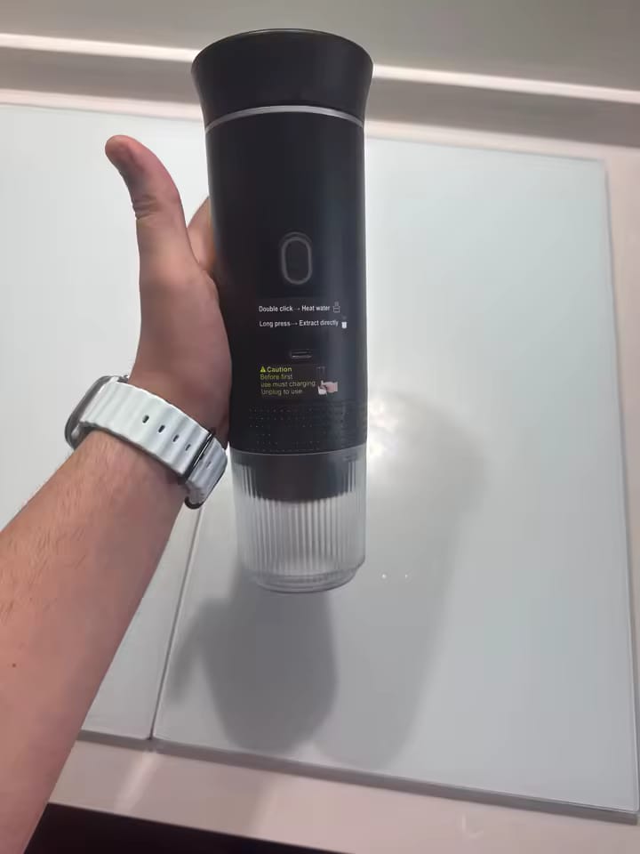 Customer photo review of RoamBrew - Portable 3 In 1 Coffee Maker