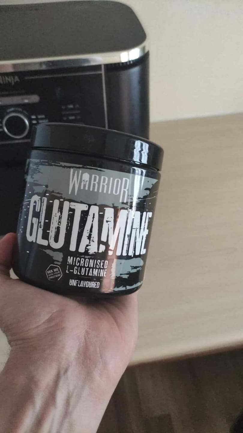 Customer photo review of Warrior Glutamine Powder - 300g (60 Servings) & 500g Tubs (100 Servings)