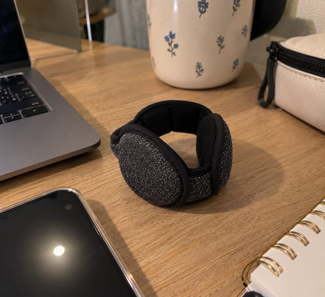 Customer photo review of Adjustable Cat Ear Muffs